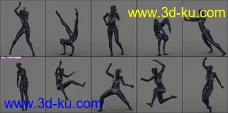 3D打印模型Playful Everyday 2 Poses and Clothes Vol. 2 for Genesis 8 Females的图片