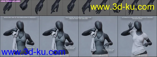 Playful Everyday 2 Poses and Clothes Vol. 2 for Genesis 8 Females模型的图片6