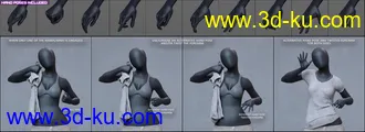 3D打印模型Playful Everyday 2 Poses and Clothes Vol. 2 for Genesis 8 Females的图片