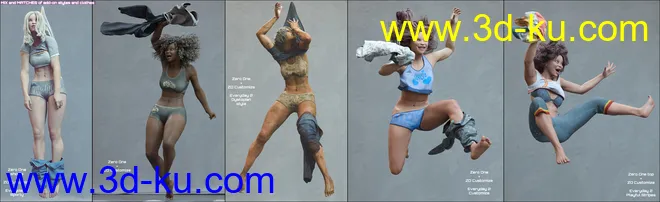 Playful Everyday 2 Poses and Clothes Vol. 2 for Genesis 8 Females模型的图片11
