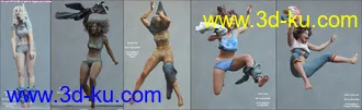 3D打印模型Playful Everyday 2 Poses and Clothes Vol. 2 for Genesis 8 Females的图片