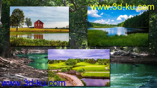 PondScapes Backdrops Volume 1模型的图片6