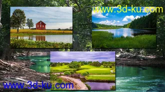 3D打印模型PondScapes Backdrops Volume 1的图片