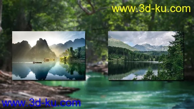 PondScapes Backdrops Volume 1模型的图片7