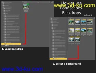 3D打印模型PondScapes Backdrops Volume 1的图片