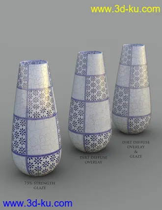3D打印模型Porcelain Iray Shaders Vol 1的图片