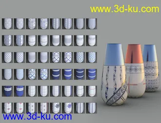3D打印模型Porcelain Iray Shaders Vol 2的图片