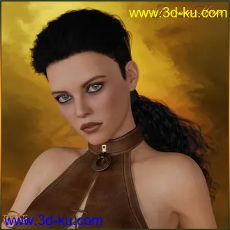 3D打印模型Prae-Revna Hair For G8的图片