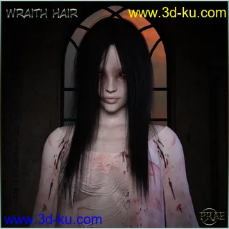 3D打印模型Prae-Wraith Hair For G8 Daz的图片