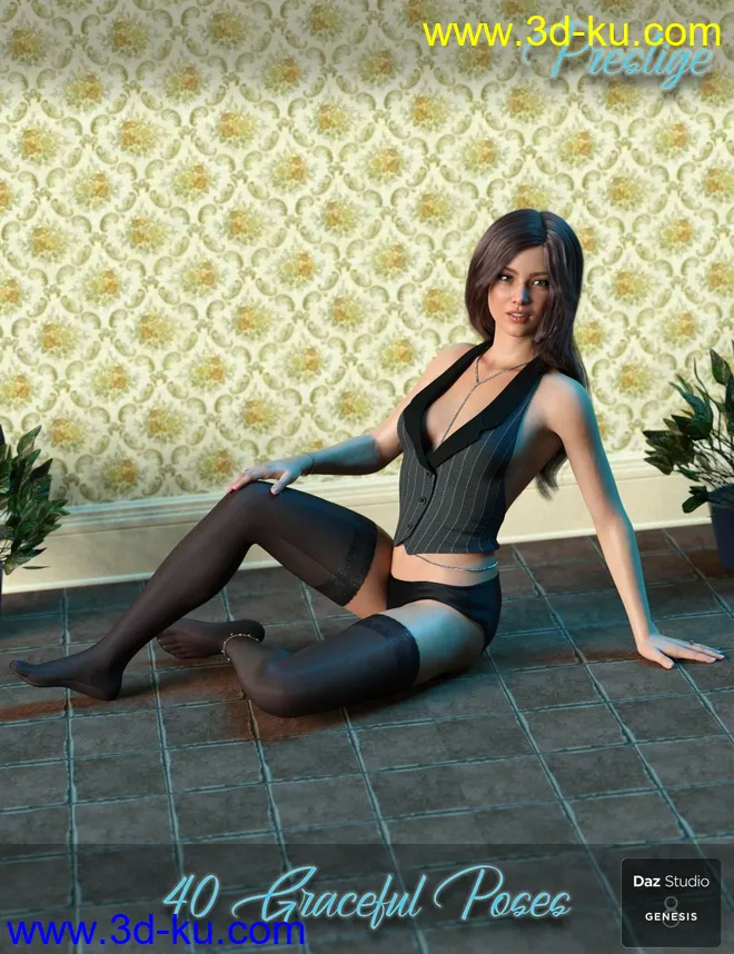 Prestige Poses for Genesis 8 Female模型的图片5