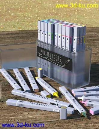 3D打印模型Pro Marker Pens的图片