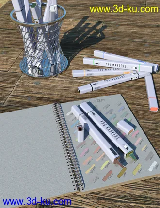 3D打印模型Pro Marker Pens的图片