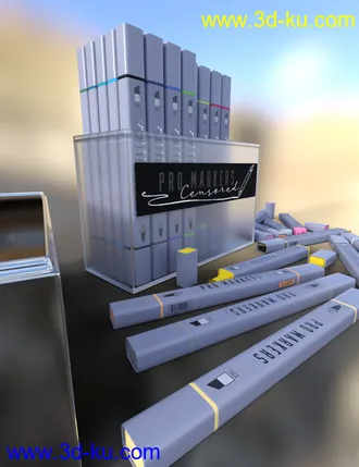 3D打印模型Pro Marker Pens的图片