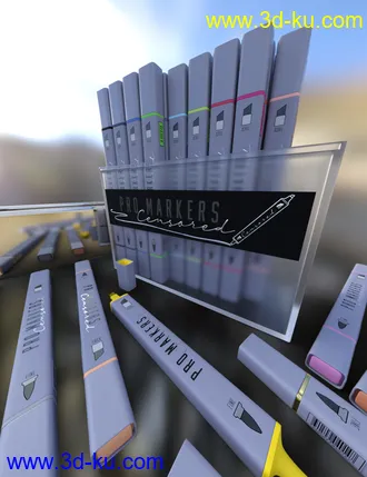 3D打印模型Pro Marker Pens的图片