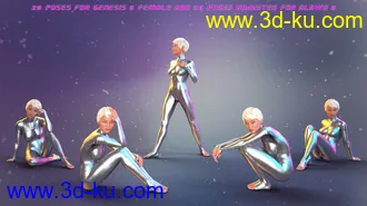 3D打印模型PTF Mod Fashion Poses and Expressions for Genesis 8 Female and Alawa 8的图片