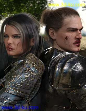 3D打印模型PUG Blood and Wound Pack for Genesis 8 and 8.1的图片