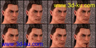 3D打印模型PUG Blood and Wound Pack for Genesis 8 and 8.1的图片
