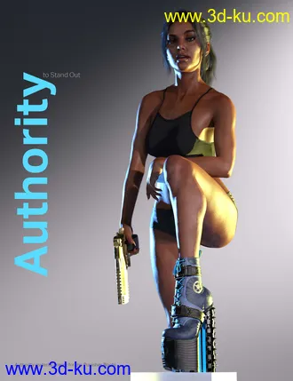 3D打印模型Punkish Boots Collection for Genesis 8 and 8.1 Females的图片