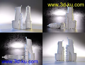 3D打印模型Punkish Boots Collection for Genesis 8 and 8.1 Females的图片