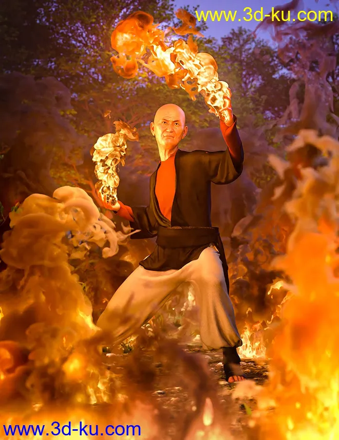 Pyromantix - Simple Volumetric Fire Mega Pack模型的图片3