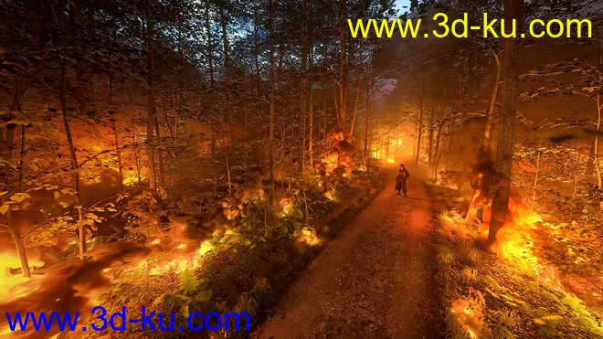 Pyromantix - Simple Volumetric Fire Mega Pack模型的图片5