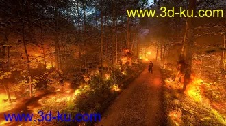 3D打印模型Pyromantix - Simple Volumetric Fire Mega Pack的图片