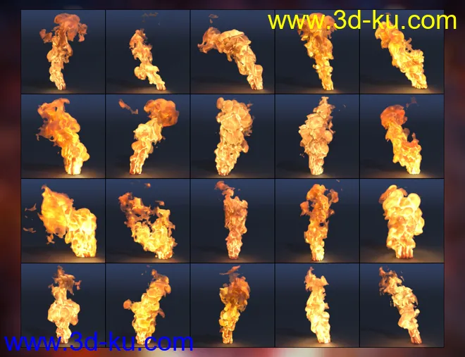Pyromantix - Simple Volumetric Fire Mega Pack模型的图片10