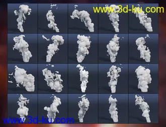 3D打印模型Pyromantix - Simple Volumetric Fire Mega Pack的图片