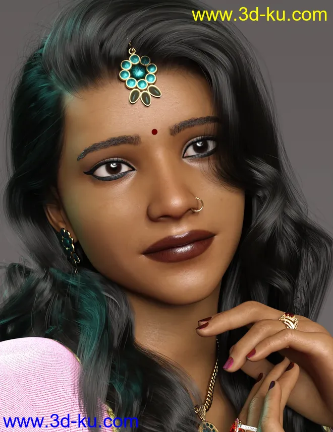 Radhika for Genesis 8.1 Female模型的图片1