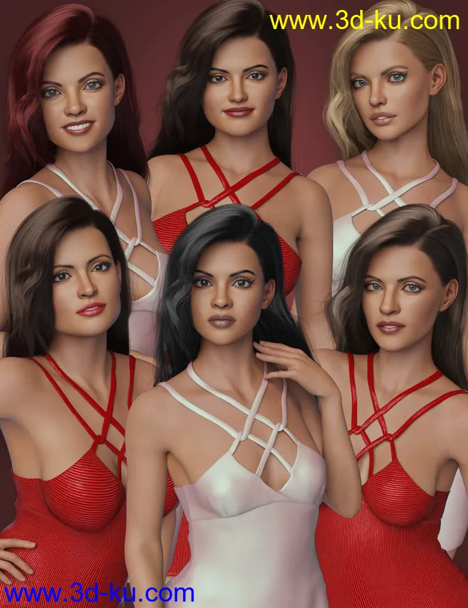 Real Faces and Bodies for Rosa Maria 8.1模型的图片1