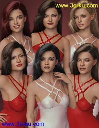 3D打印模型Real Faces and Bodies for Rosa Maria 8.1的图片