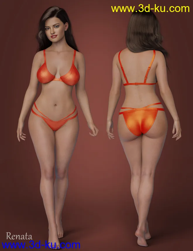 Real Faces and Bodies for Rosa Maria 8.1模型的图片12