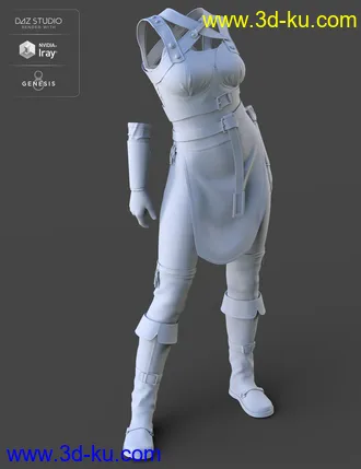 3D打印模型Rebel Rogue Outfit for Genesis 8 Female(s)的图片