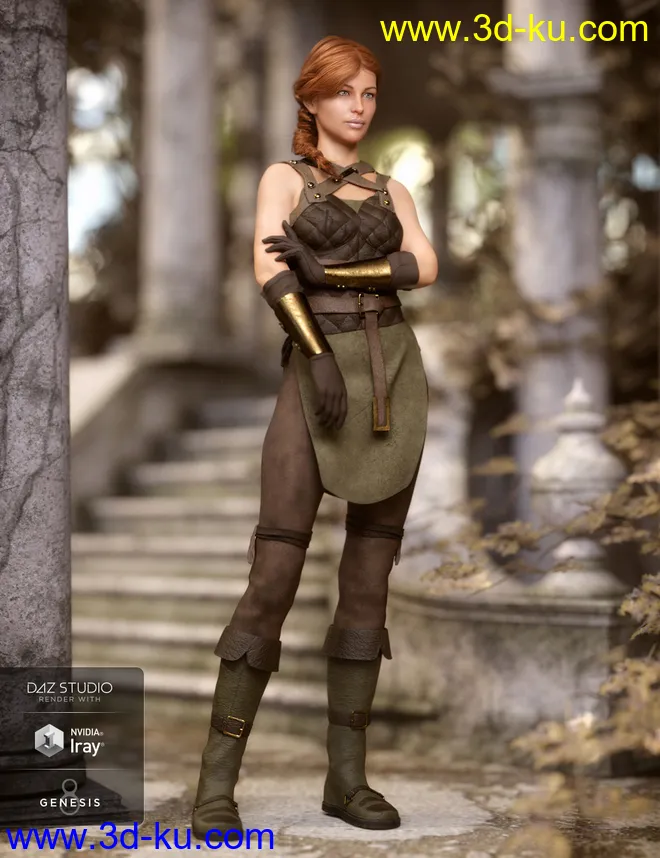 Rebel Rogue Outfit Textures模型的图片1