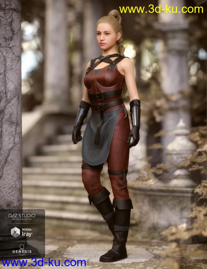 Rebel Rogue Outfit Textures模型的图片2
