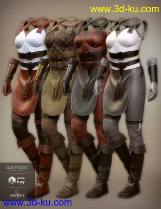 3D打印模型Rebel Rogue Outfit Textures的图片