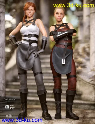 3D打印模型Rebel Rogue Outfit Textures的图片
