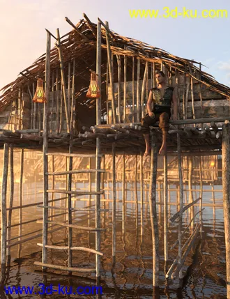 3D打印模型Reed Huts 1的图片