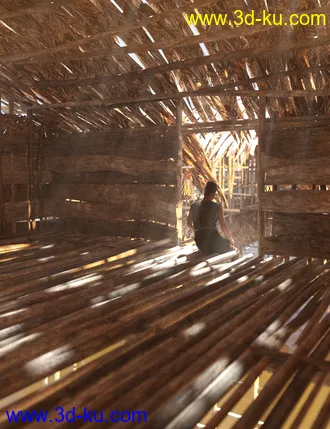 3D打印模型Reed Huts 1的图片