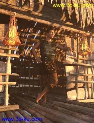 3D打印模型Reed Huts 2的图片