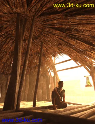 3D打印模型Reed Huts 2的图片