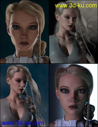 3D打印模型Render RY Xara - Lights, Cameras, and Expressions for Genesis 8.1 Female的图片
