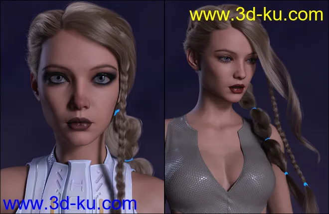 Render RY Xara - Lights, Cameras, and Expressions for Genesis 8.1 Female模型的图片2