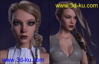 3D打印模型Render RY Xara - Lights, Cameras, and Expressions for Genesis 8.1 Female的图片