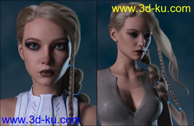 Render RY Xara - Lights, Cameras, and Expressions for Genesis 8.1 Female模型的图片3