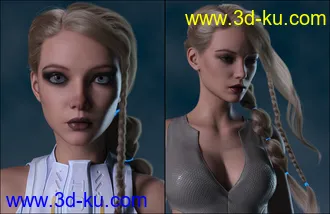 3D打印模型Render RY Xara - Lights, Cameras, and Expressions for Genesis 8.1 Female的图片