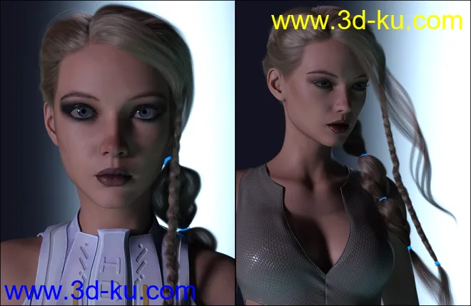 Render RY Xara - Lights, Cameras, and Expressions for Genesis 8.1 Female模型的图片4