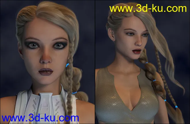 Render RY Xara - Lights, Cameras, and Expressions for Genesis 8.1 Female模型的图片5