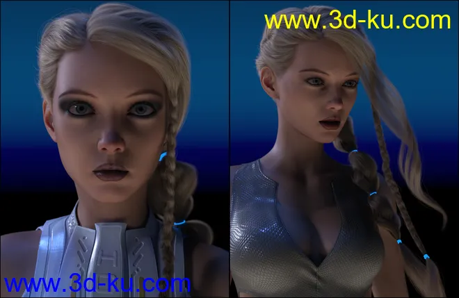 Render RY Xara - Lights, Cameras, and Expressions for Genesis 8.1 Female模型的图片6
