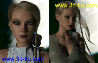 3D打印模型Render RY Xara - Lights, Cameras, and Expressions for Genesis 8.1 Female的图片
